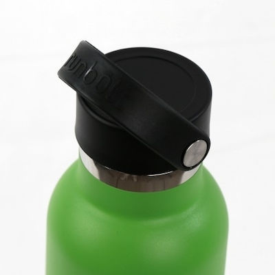 Runbott Sticlă Termos Oțel inoxidabil Fără BPA Verde 600ml cu Grip