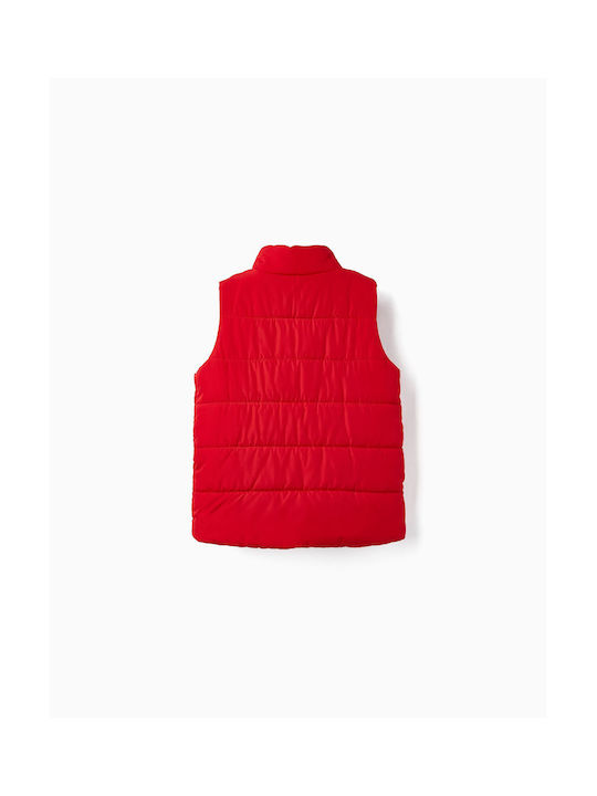 Zippy Casual Jacket Red Sleeveless