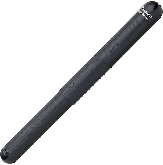 Kaweco Kaweco Füllfederhalter Extra Breit Schwarz aus Aluminium mit Schwarz Tintenfarbe