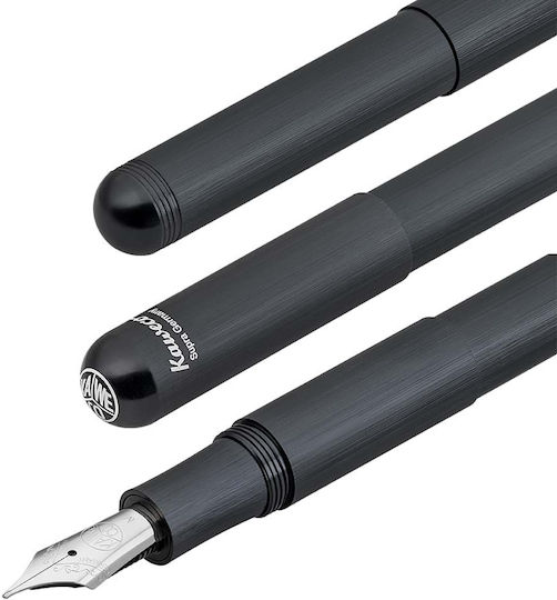 Kaweco Kaweco Füllfederhalter Extra Breit Schwarz aus Aluminium mit Schwarz Tintenfarbe