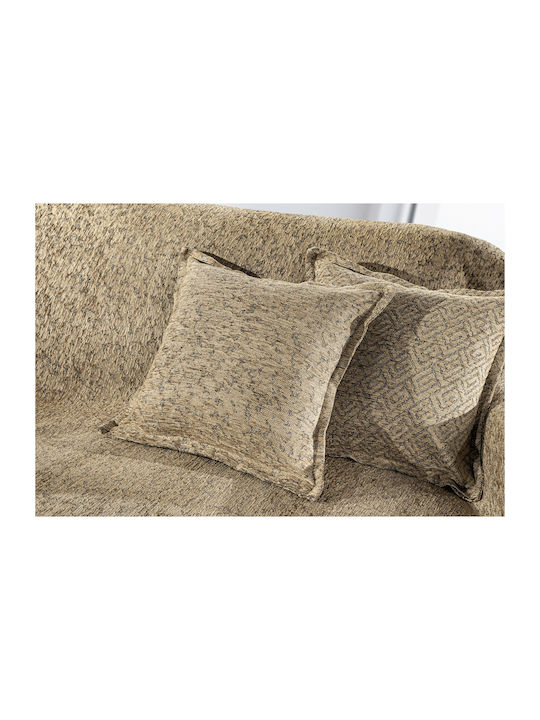 Guy Laroche Matis Sesselüberwurf 2-Seiten Chenille 180x150cm Natur