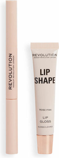 Revolution Beauty Lip Σετ Μακιγιάζ για τα Χείλη Rose Pink