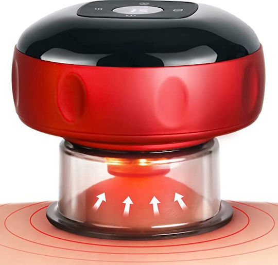 Therapeutic Device with Silicone Suction Cup for Cellulite Heated