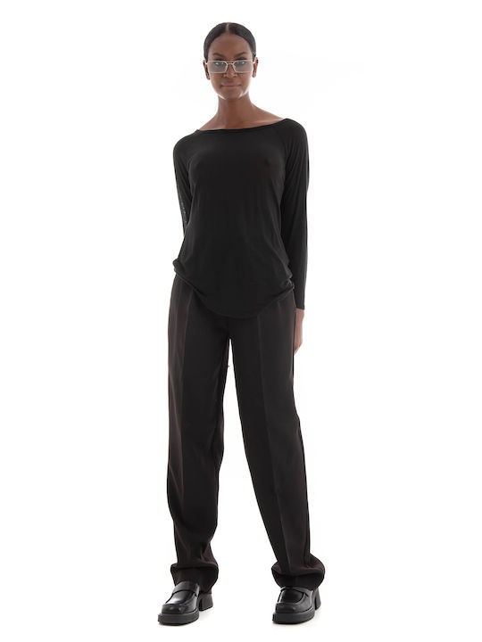 Deha Women's Blouse Long Sleeve Black