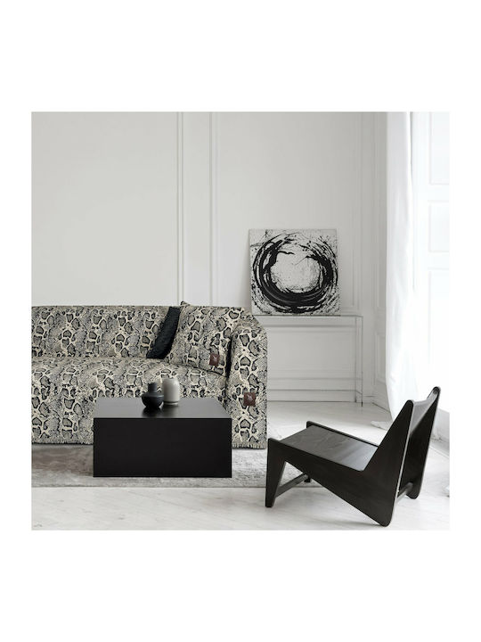 Greenwich Polo Club Zweisitzer-Sofa Überwurf 2764 180x250cm Ecru / Black