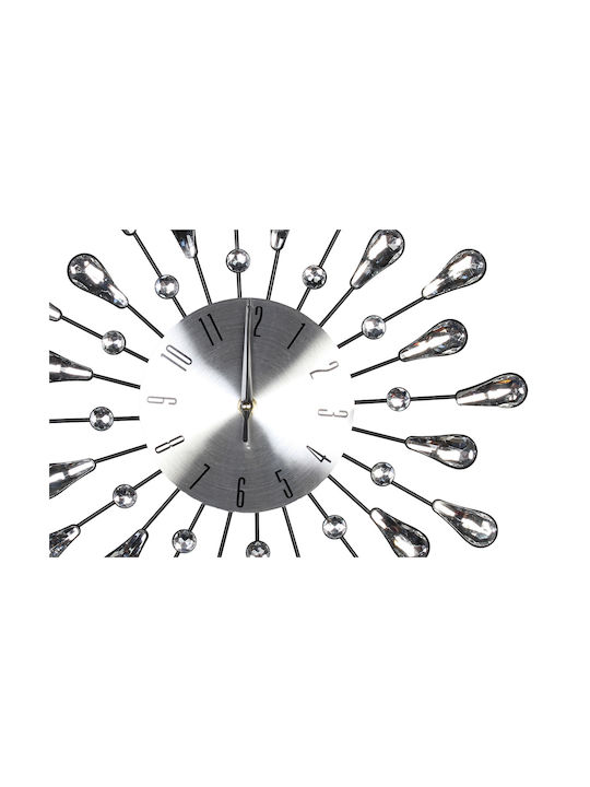 Keskor Wall Clock Metallic Black Ø39cm