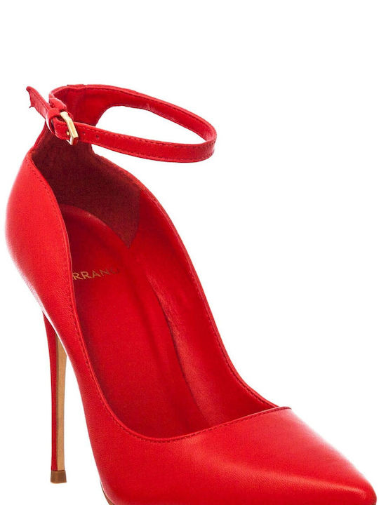 Carrano Leather Red Heels