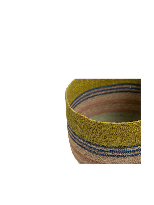Soulworks Decorative Basket Wicker with Handles Multicolour 30x30x26cm