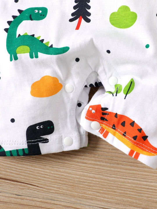 TakTakBaby Body pentru Bebeluși Mâneca scurta Alb