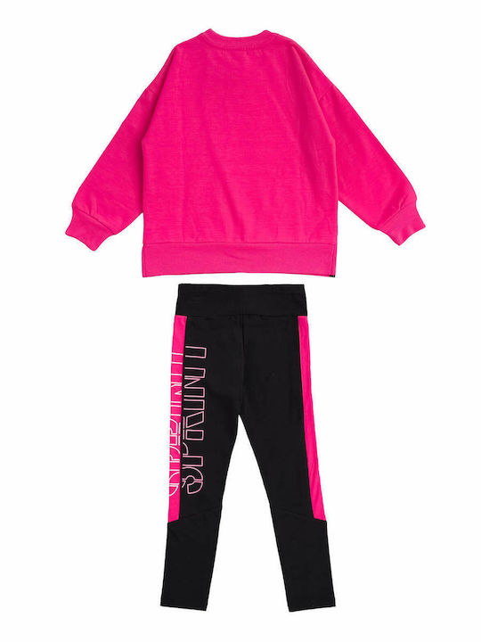 Sprint Kids Set with Leggings Winter 2pcs Fuchsia