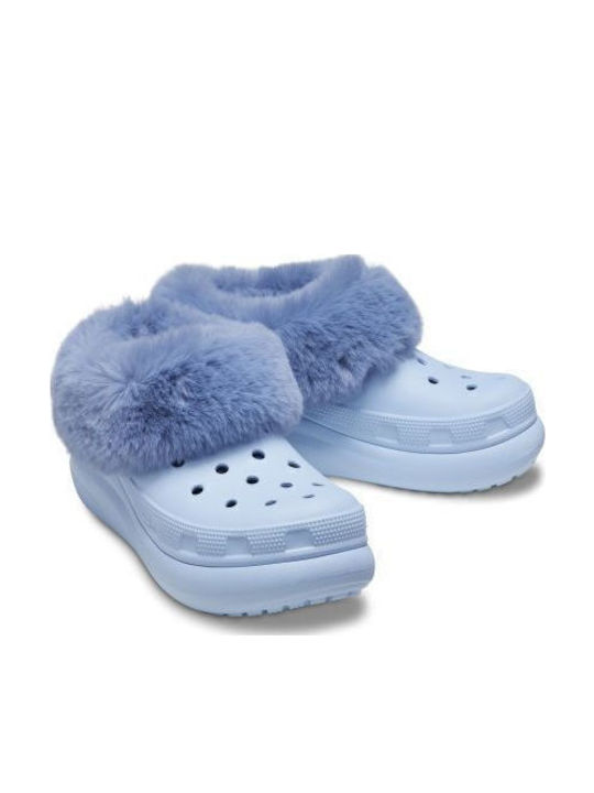 Crocs Furever Crush Femei Saboti Albastre