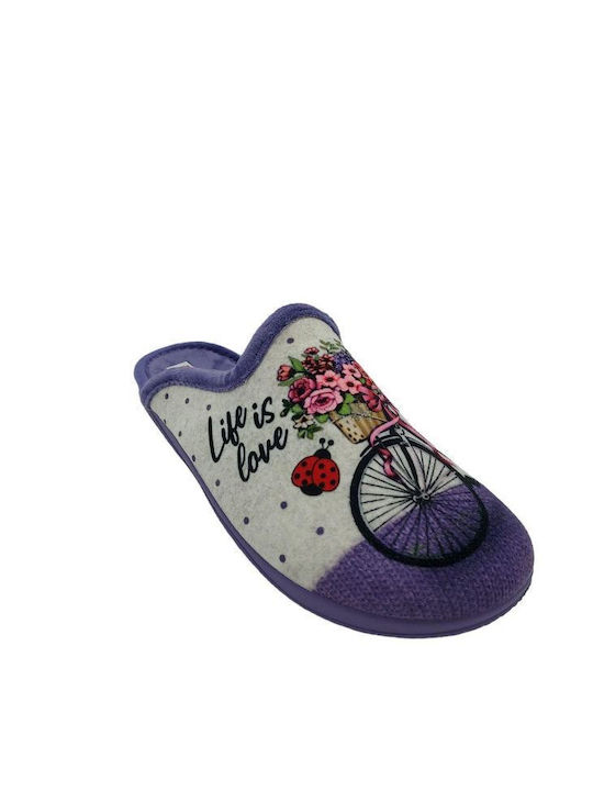 Adam's Shoes Women's Slippers Purple