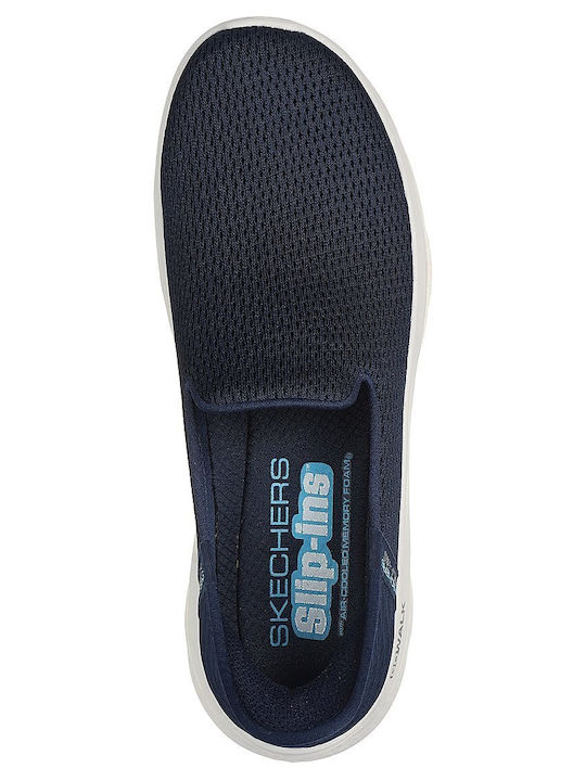 GO WALK Flex Γυναικεία Slip-On Navy Μπλε