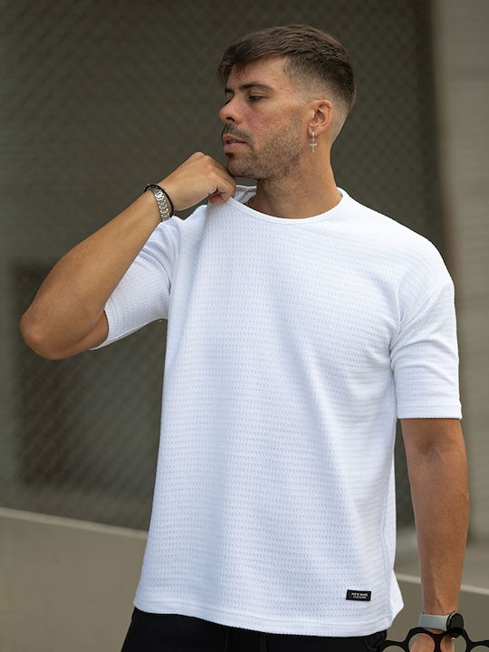 New Wave Men's Short Sleeve T-shirt White