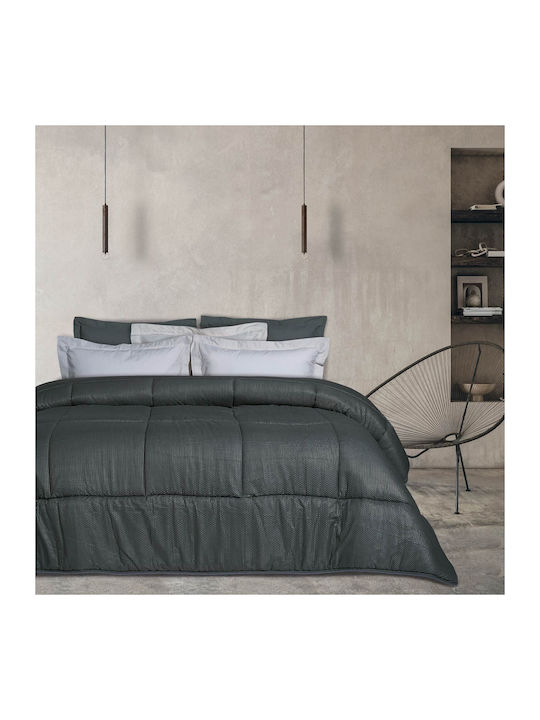 Das Home Quilt Single with Microfiber Filling 160x230cm GREY DUST