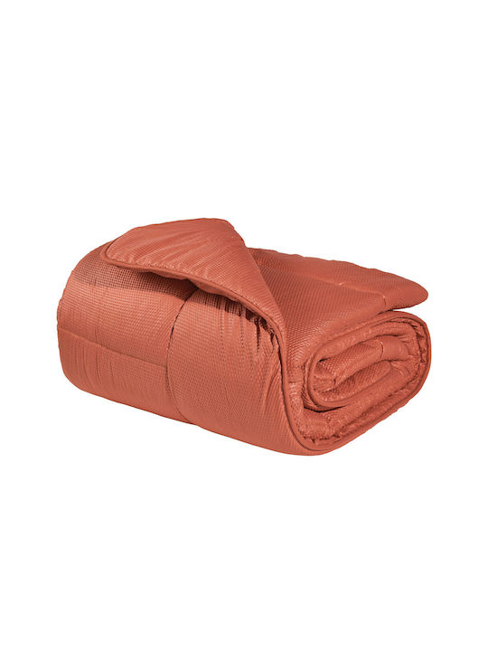 Das Home Duvet Single with Microfiber Filling 160x230cm 9602 Terracotta 550 GSMGsm