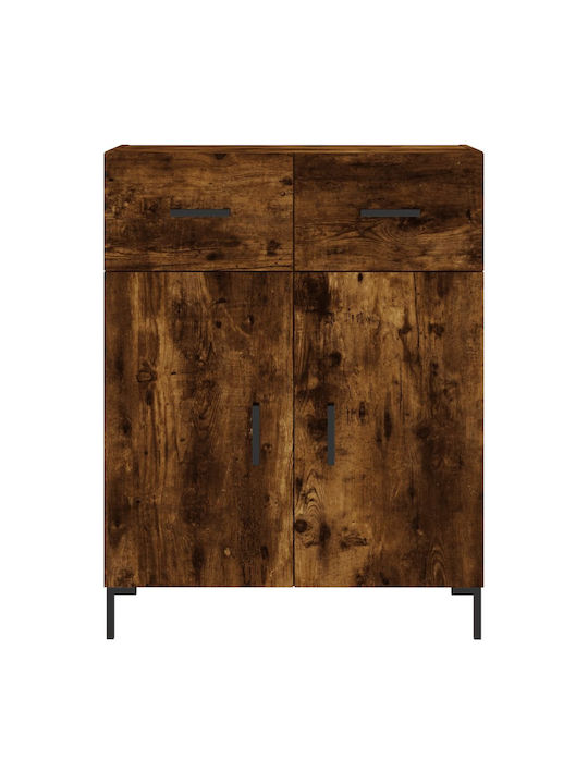 Ντουλάπα Γραφείου Ξύλινη Καφέ 69.5x34x180cm