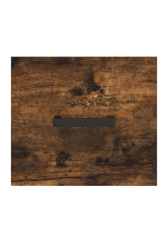 Ντουλάπα Γραφείου Ξύλινη Καφέ 69.5x34x180cm