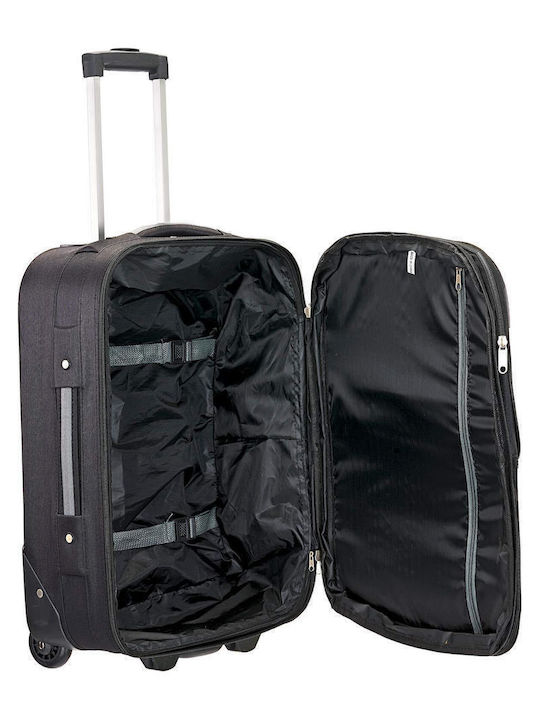 Xplorer Xplorer Kabinen-Stoffkoffer Schwarz mit 2 Räder Höhe 52cm