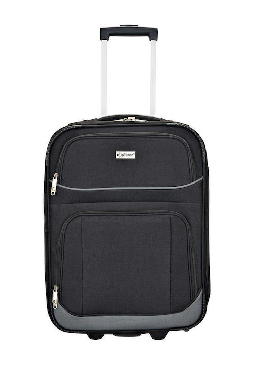 Xplorer Xplorer Kabinen-Stoffkoffer Schwarz mit 2 Räder Höhe 52cm