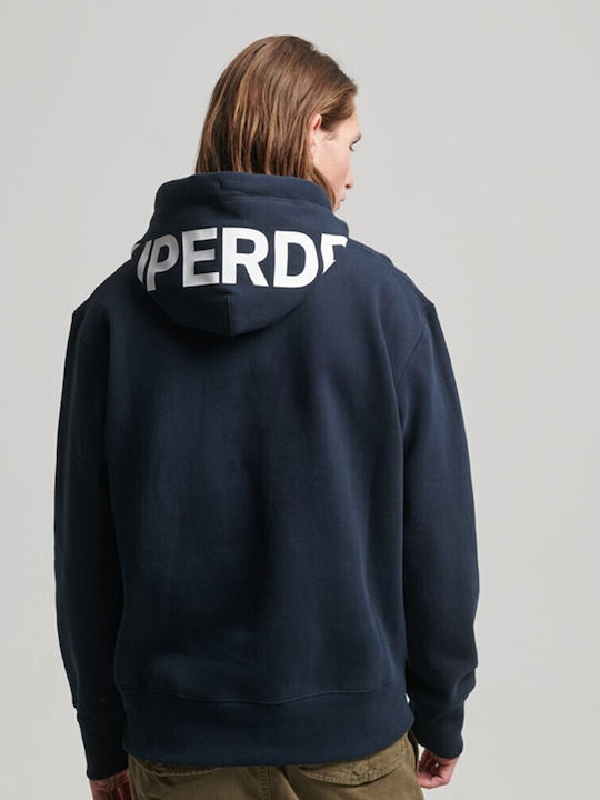 Superdry Navy Blue with Hood