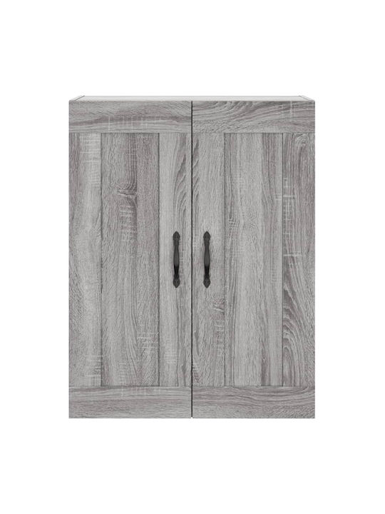 Office Storage Chipboard Closet Grey L69.5xW34xH180cm