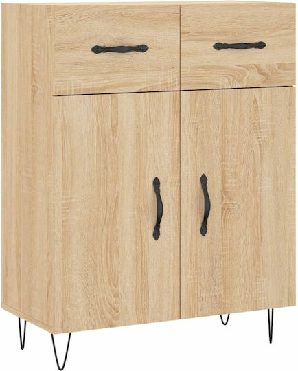 În picioare pe podea de Birou 1 Buc Maro 69.5x34x180cm