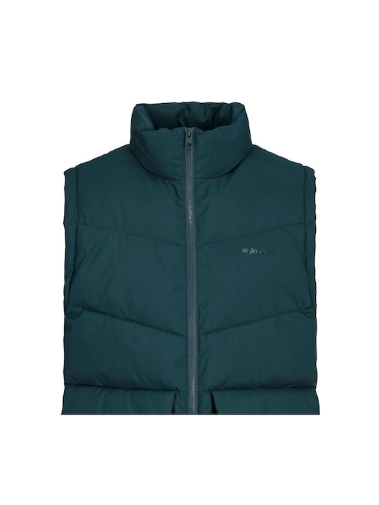 Jack & Jones Ärmellos Herren Winter Jacke Lässig Grün