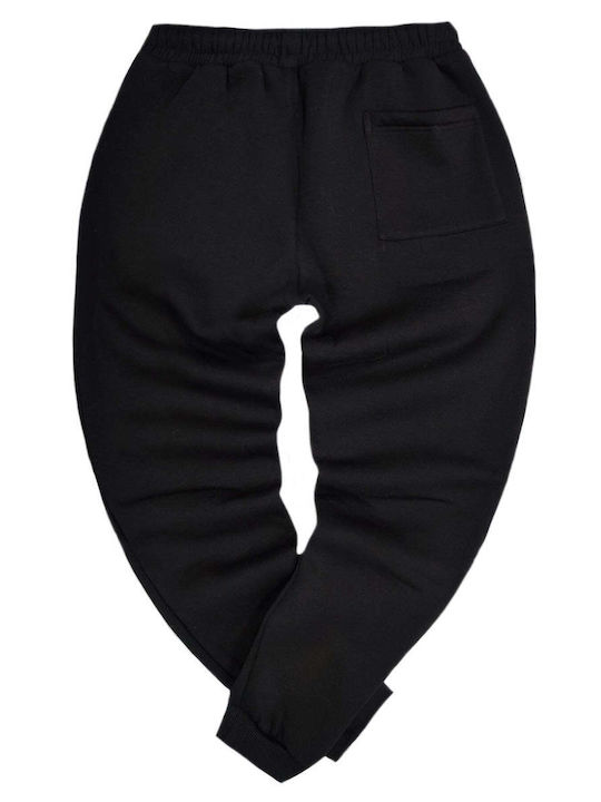 Magic Bee Men's Sweatpants with Rubber Black MB-BLACK