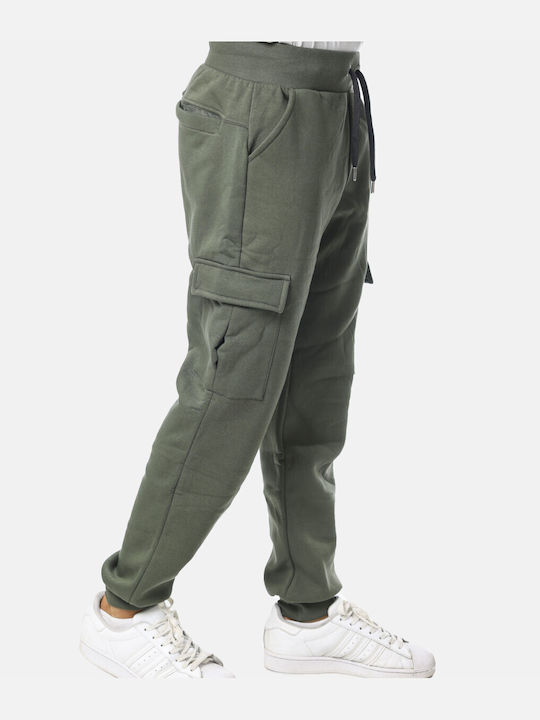 Paco & Co Men's Sweatpants with Rubber Khaki