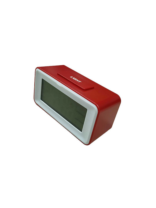 DS-3620 Tabletop Digital Clock with Alarm Red