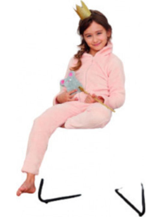 Dodo Kinder Einteiliger Schlafanzug Winterlich Rosa