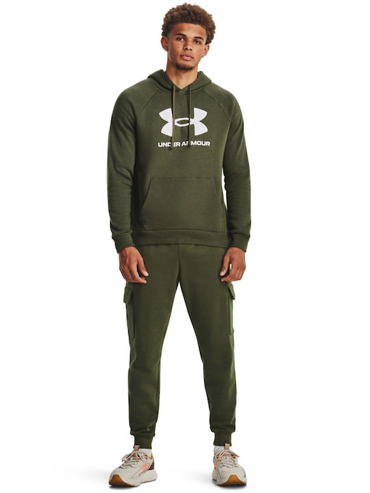 Rival Sweatshirt With Hood Khaki