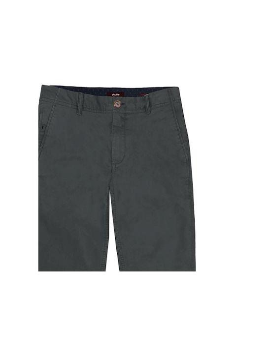 Double Herrenhose Chino Gray