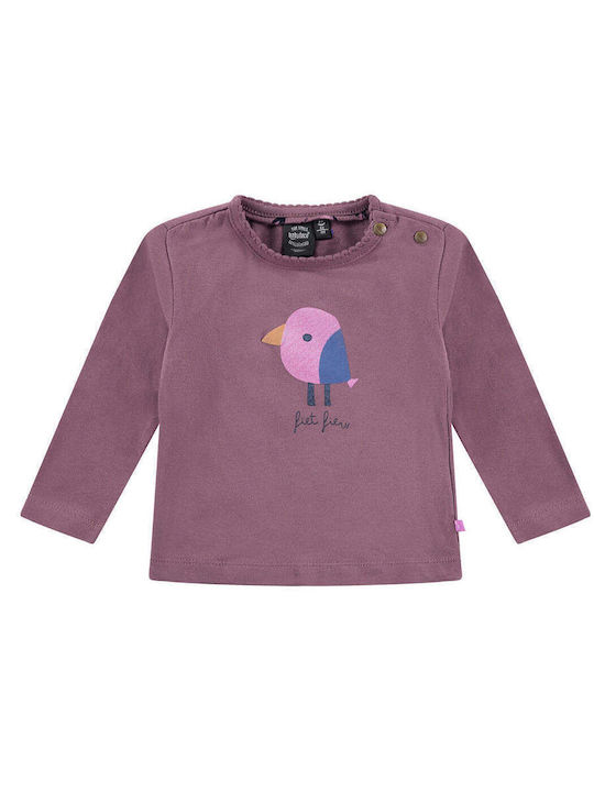 Kinderhemd Langarm Lila