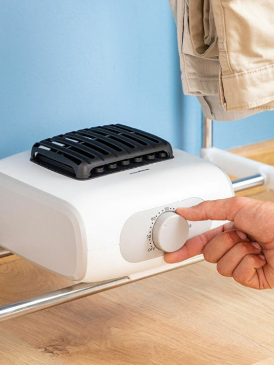 InnovaGoods Dupledry Klappbare Elektrische Boden-Kleiderständer aus Rostfreiem Stahl 1000W 70x150cm