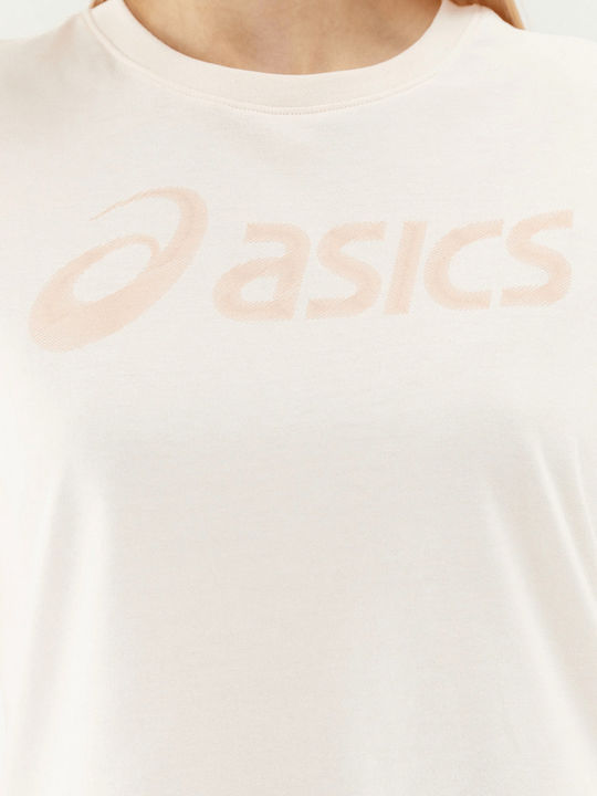 Big Logo Tee Iii Women's Blouse Cotton Short Sleeve Pink