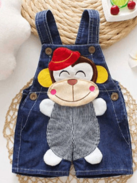 TakTakBaby Kids Dungarees Navy Blue