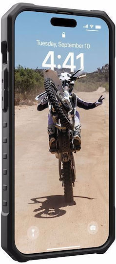 UAG Back Cover Plastic 2mm Gri (iPhone 15 Pro Max)