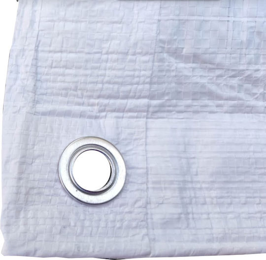 Dalimond Plw120 Waterproof Tarpaulin 120gr/m² 6x5m. Light Type White