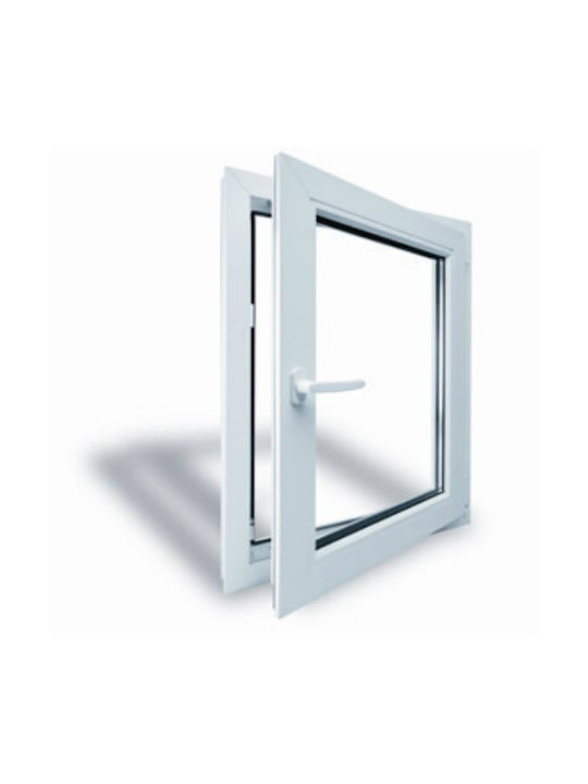 Koemmerling Soundproof PVC Hinged Window W70xH50cm