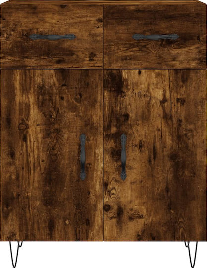 Ντουλάπα Γραφείου Ξύλινη Καφέ 69.5x34x180cm