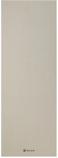 Gaiam Στρώμα Γυμναστικής Yoga Μπεζ (173x61x0.5cm)