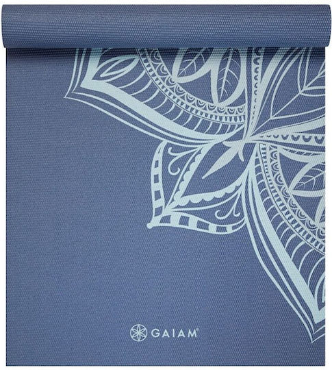Gaiam Point Στρώμα Yoga Μπλε (173x61x0.5cm)