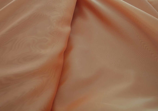 Saray Home Curtains With Pencil Pleat Orange 140x280cm