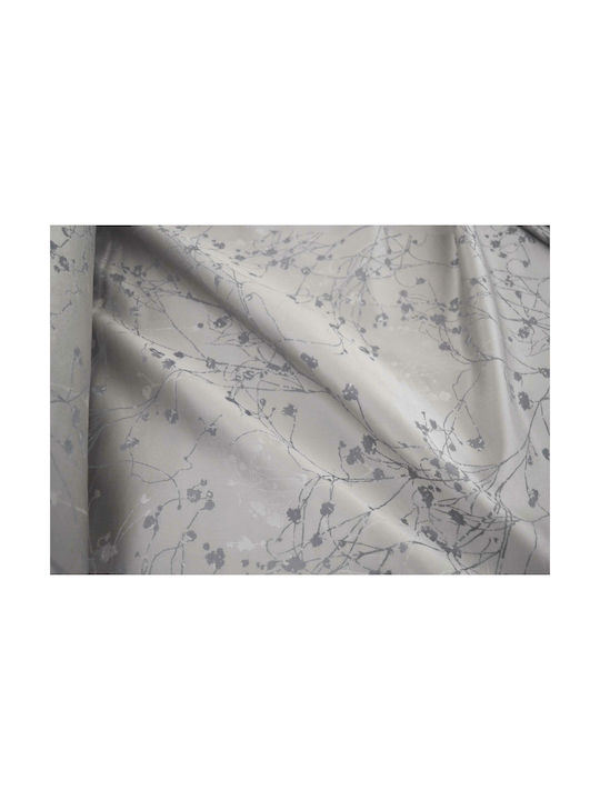 Saray Home Vorhang mit Bleistiftfalten Blossom Grau 220x280cm
