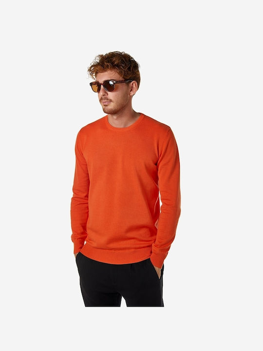 Brokers Jeans Herren Langarm-Pullover Orange