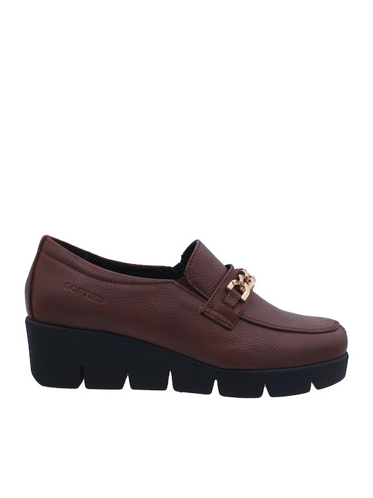 Damen Mokassins Dark Brown