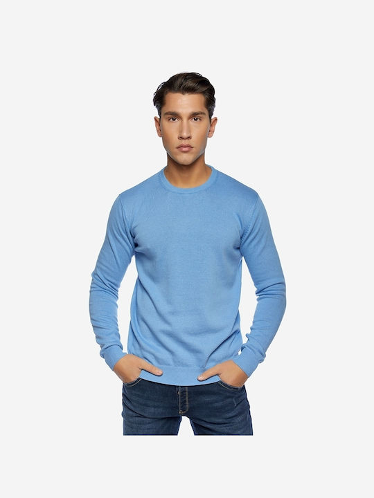 Camaro Men's Long Sleeve Sweater Light Blue