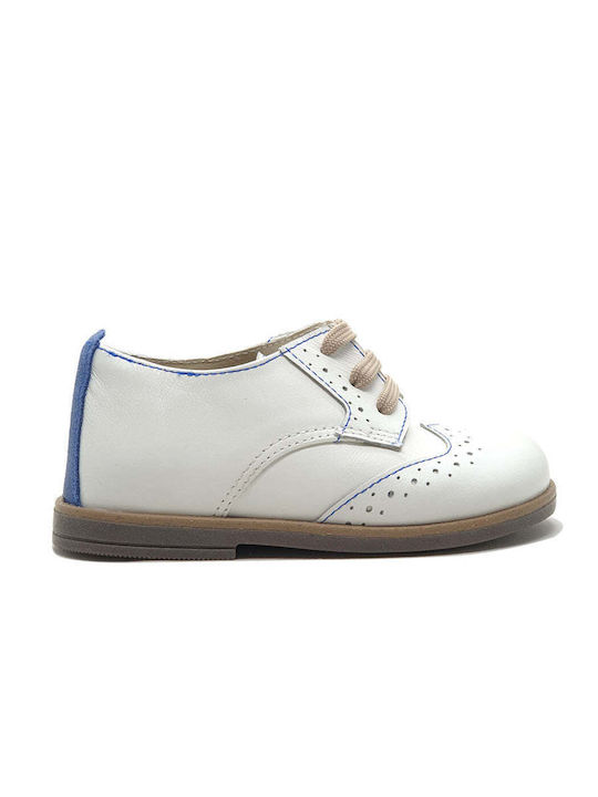 Designer's Cat Βαπτιστικά Δερμάτινα Oxfords Λευκά